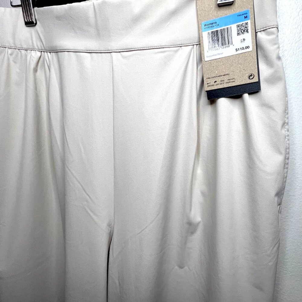 Nike Women's 24.7 PerfectStretch High-Waisted Wide Leg Pants MED Lt Orewood Brn - Picture 3 of 9